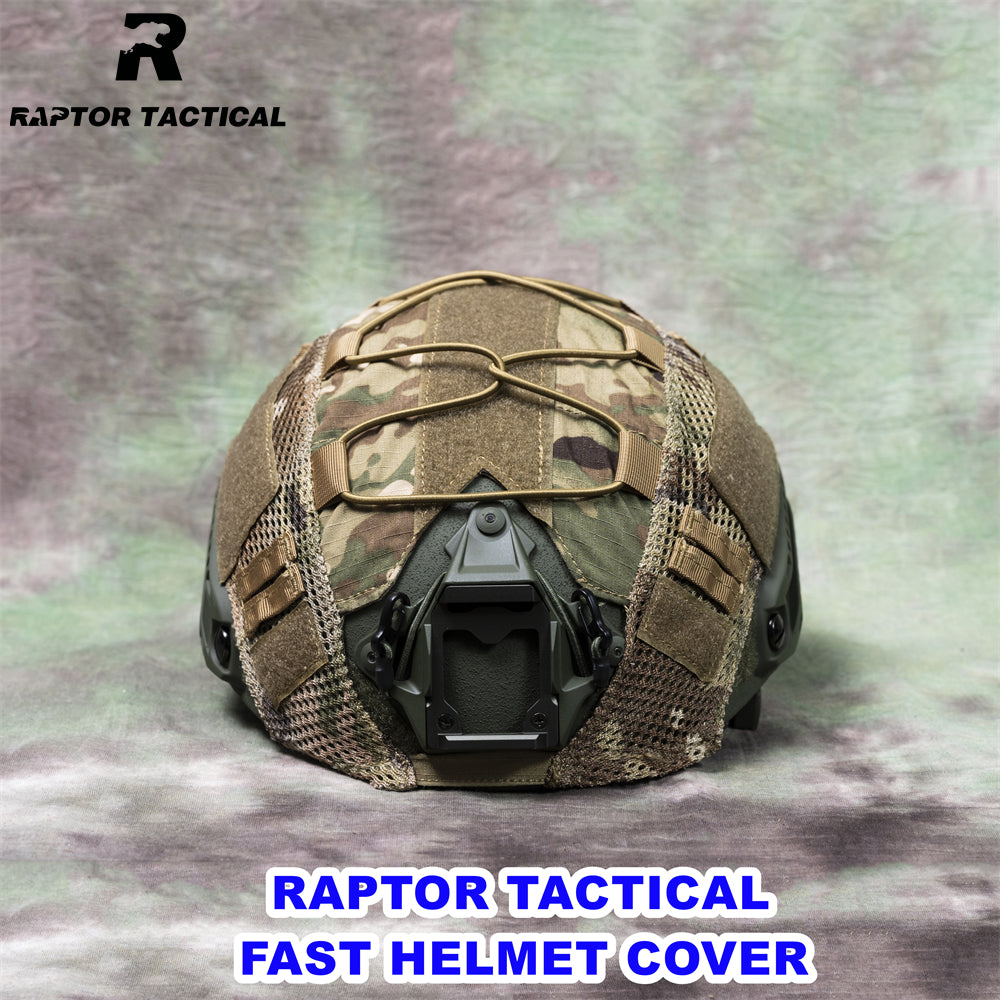 RAPTOR TACTICAL HELMET COVER FOR FAST HIGH CUT HELMET