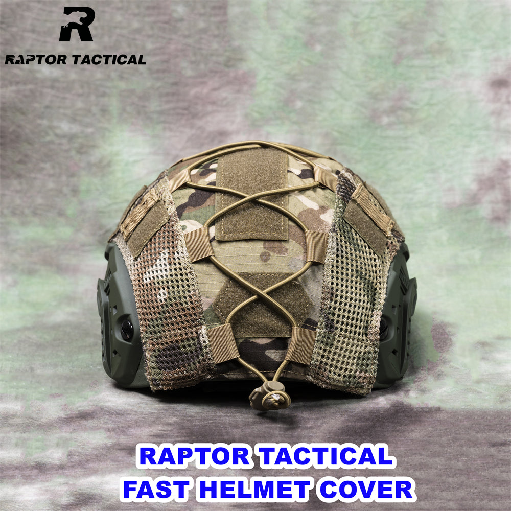 RAPTOR TACTICAL HELMET COVER FOR FAST HIGH CUT HELMET