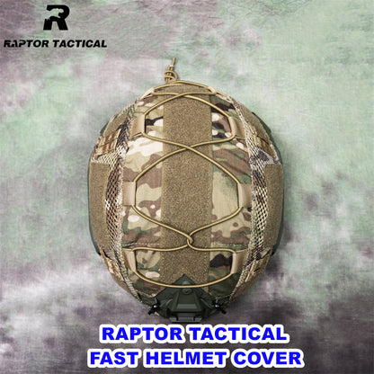 RAPTOR TACTICAL HELMET COVER FOR FAST HIGH CUT HELMET