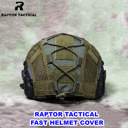 RAPTOR TACTICAL HELMET COVER FOR FAST HIGH CUT HELMET