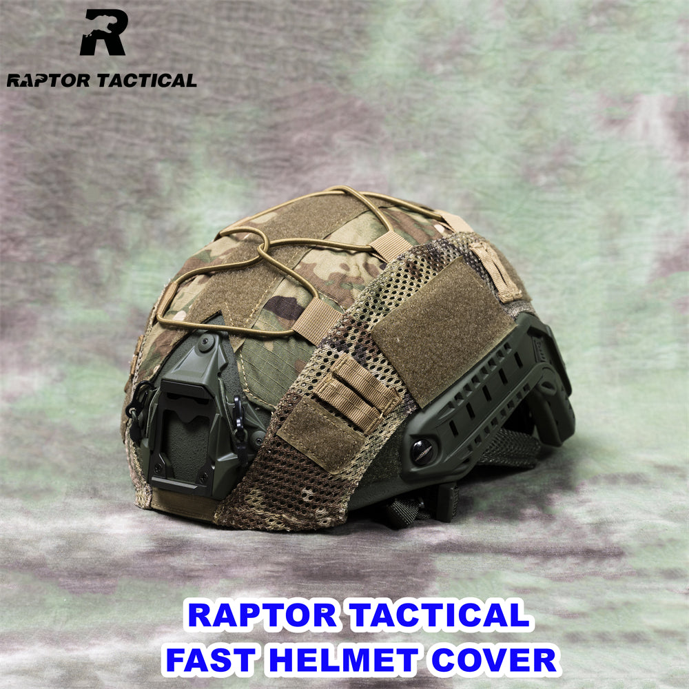 RAPTOR TACTICAL HELMET COVER FOR FAST HIGH CUT HELMET