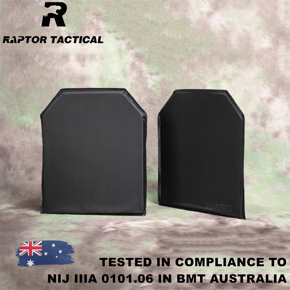 RAPTOR TACTICAL ARAMID BALLISTIC SOFT PANELS
