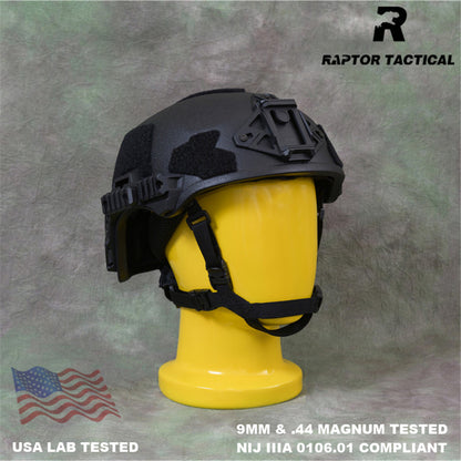 RAPTOR TACTICAL ARAMID WENDY SL STYLE HIGH CUT BALLISTIC HELMET