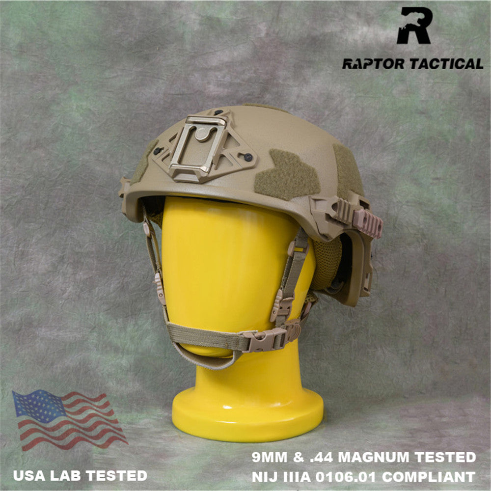 RAPTOR TACTICAL ARAMID WENDY SL STYLE HIGH CUT BALLISTIC HELMET