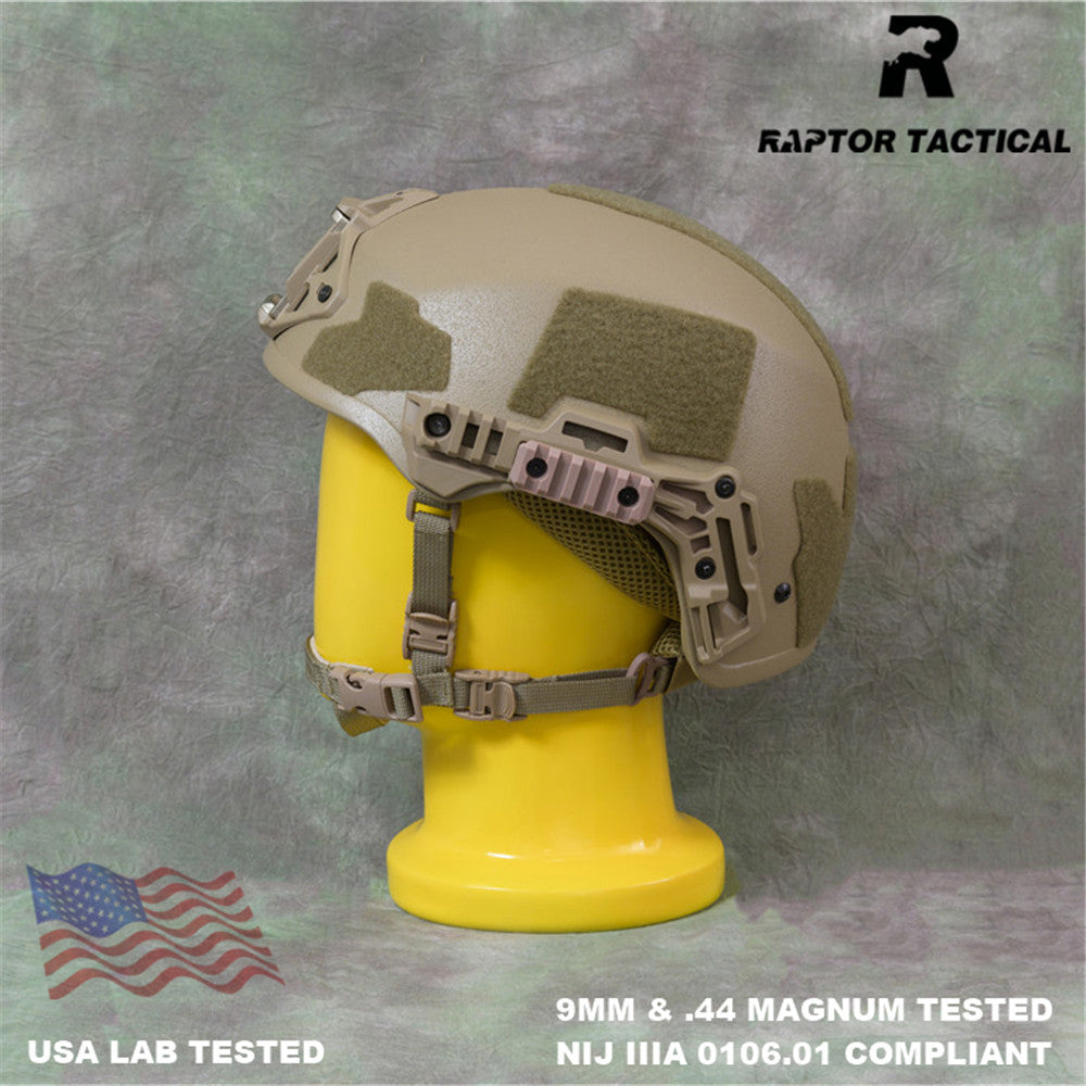 RAPTOR TACTICAL ARAMID WENDY SL STYLE HIGH CUT BALLISTIC HELMET