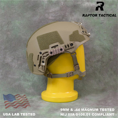 RAPTOR TACTICAL ARAMID WENDY SL STYLE HIGH CUT BALLISTIC HELMET