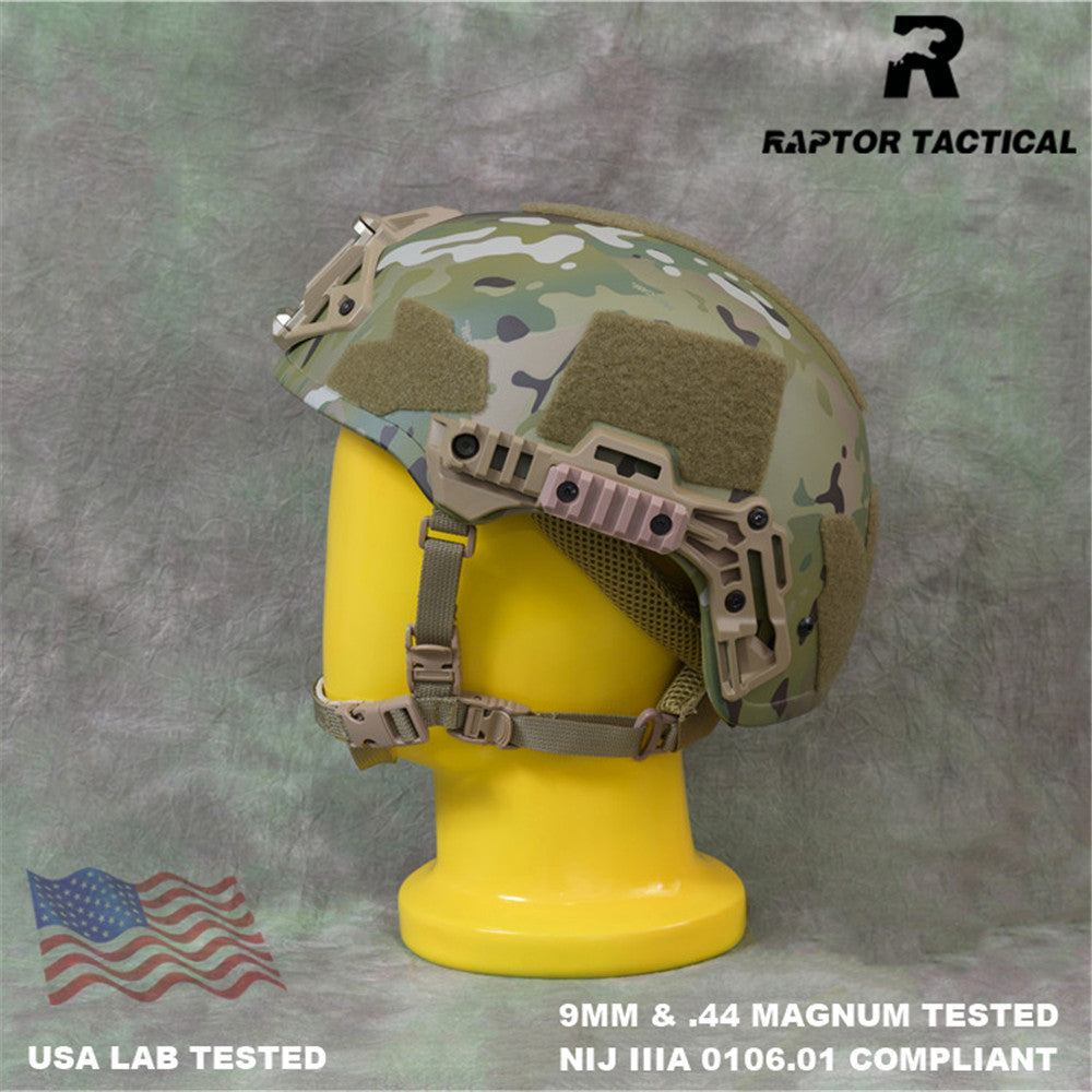 RAPTOR TACTICAL ARAMID WENDY SL STYLE HIGH CUT BALLISTIC HELMET