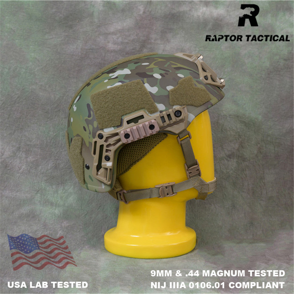 RAPTOR TACTICAL ARAMID WENDY SL STYLE HIGH CUT BALLISTIC HELMET