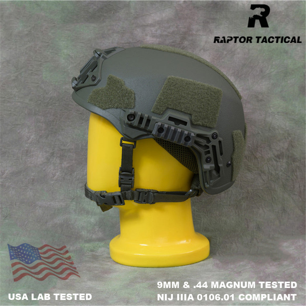 RAPTOR TACTICAL ARAMID WENDY SL STYLE HIGH CUT BALLISTIC HELMET