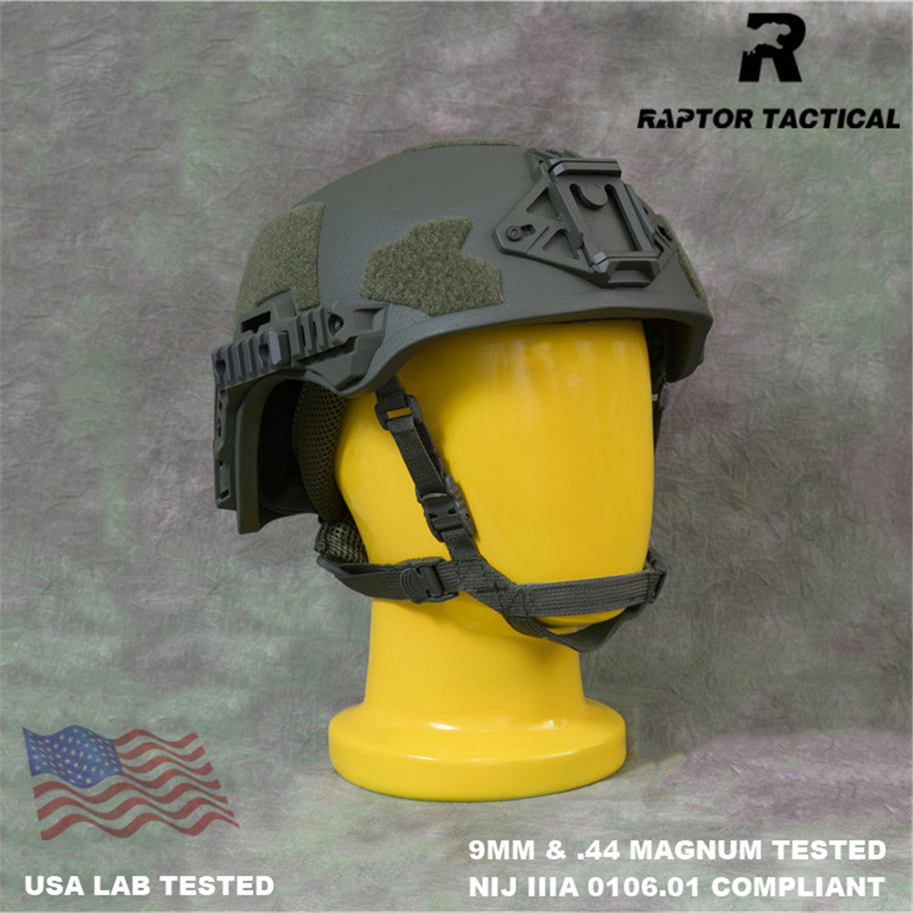 RAPTOR TACTICAL ARAMID WENDY SL STYLE HIGH CUT BALLISTIC HELMET