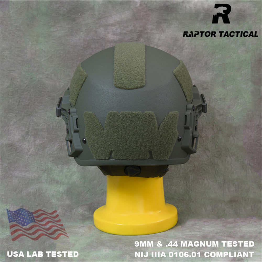 RAPTOR TACTICAL ARAMID WENDY SL STYLE HIGH CUT BALLISTIC HELMET