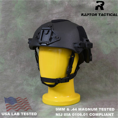 RAPTOR TACTICAL UHMWPE WENDY SL STYLE HIGH CUT BALLISTIC HELMET