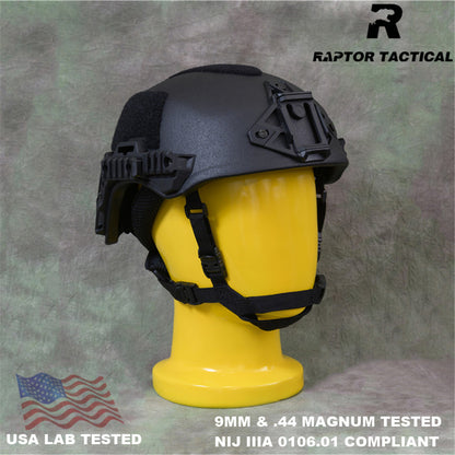 RAPTOR TACTICAL UHMWPE WENDY SL STYLE HIGH CUT BALLISTIC HELMET