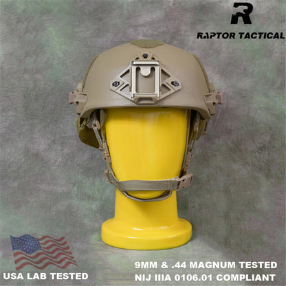 RAPTOR TACTICAL UHMWPE WENDY SL STYLE HIGH CUT BALLISTIC HELMET