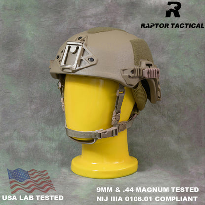 RAPTOR TACTICAL UHMWPE WENDY SL STYLE HIGH CUT BALLISTIC HELMET