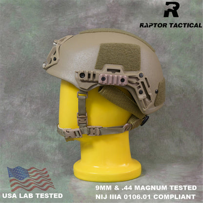 RAPTOR TACTICAL UHMWPE WENDY SL STYLE HIGH CUT BALLISTIC HELMET