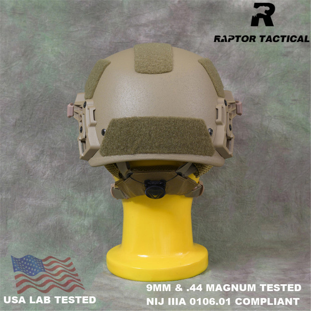 RAPTOR TACTICAL UHMWPE WENDY SL STYLE HIGH CUT BALLISTIC HELMET