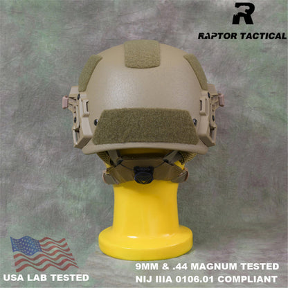 RAPTOR TACTICAL UHMWPE WENDY SL STYLE HIGH CUT BALLISTIC HELMET