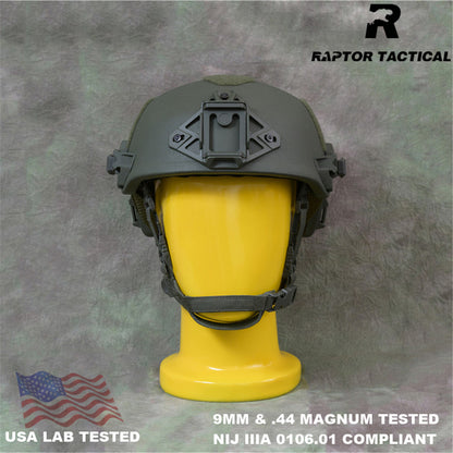 RAPTOR TACTICAL UHMWPE WENDY SL STYLE HIGH CUT BALLISTIC HELMET