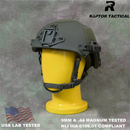 RAPTOR TACTICAL UHMWPE WENDY SL STYLE HIGH CUT BALLISTIC HELMET