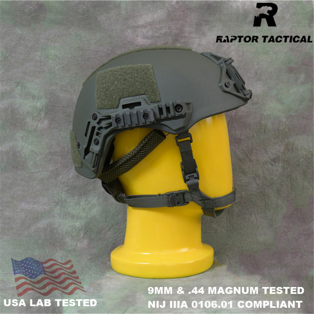 RAPTOR TACTICAL UHMWPE WENDY SL STYLE HIGH CUT BALLISTIC HELMET