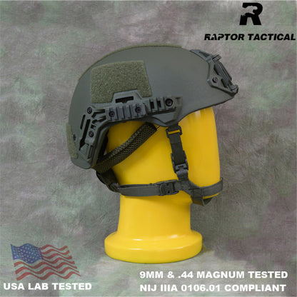 RAPTOR TACTICAL UHMWPE WENDY SL STYLE HIGH CUT BALLISTIC HELMET