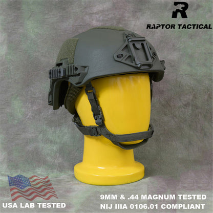 RAPTOR TACTICAL UHMWPE WENDY SL STYLE HIGH CUT BALLISTIC HELMET