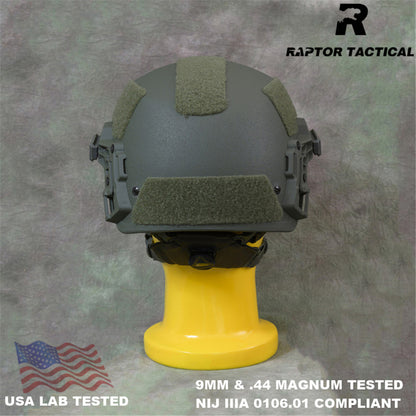 RAPTOR TACTICAL UHMWPE WENDY SL STYLE HIGH CUT BALLISTIC HELMET